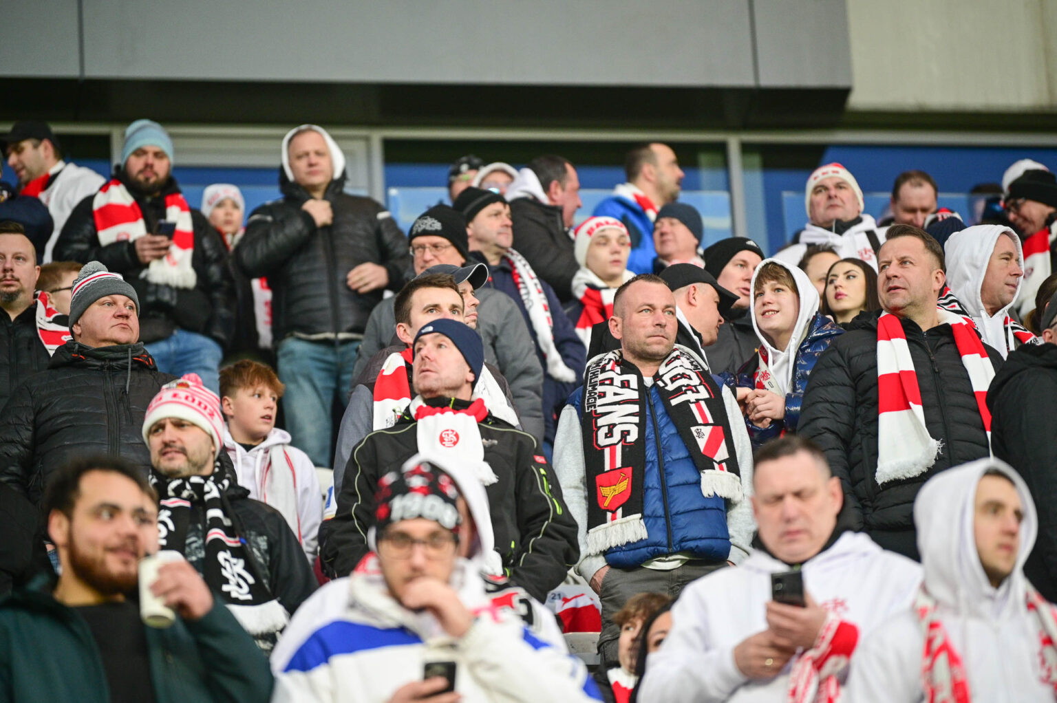 70. derby Łodzi: doping kibiców ŁKS