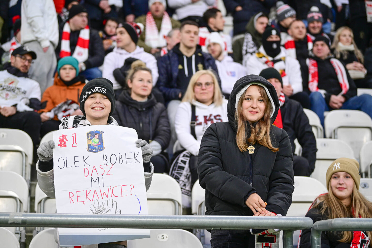 70. derby Łodzi: doping kibiców ŁKS
