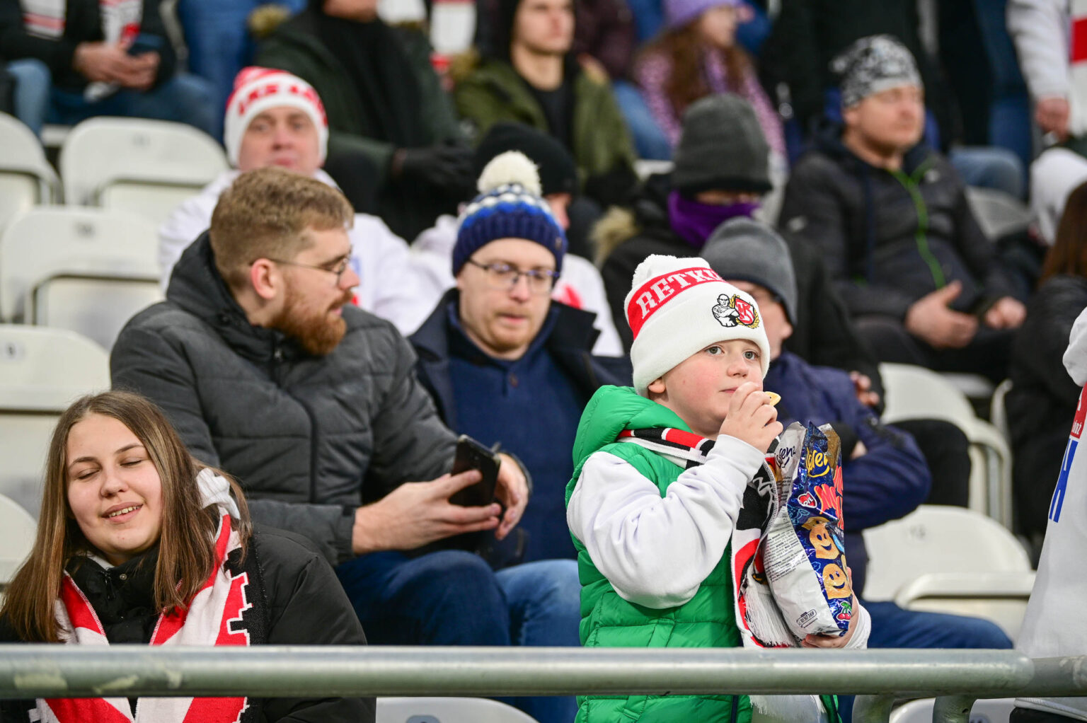 70. derby Łodzi: doping kibiców ŁKS