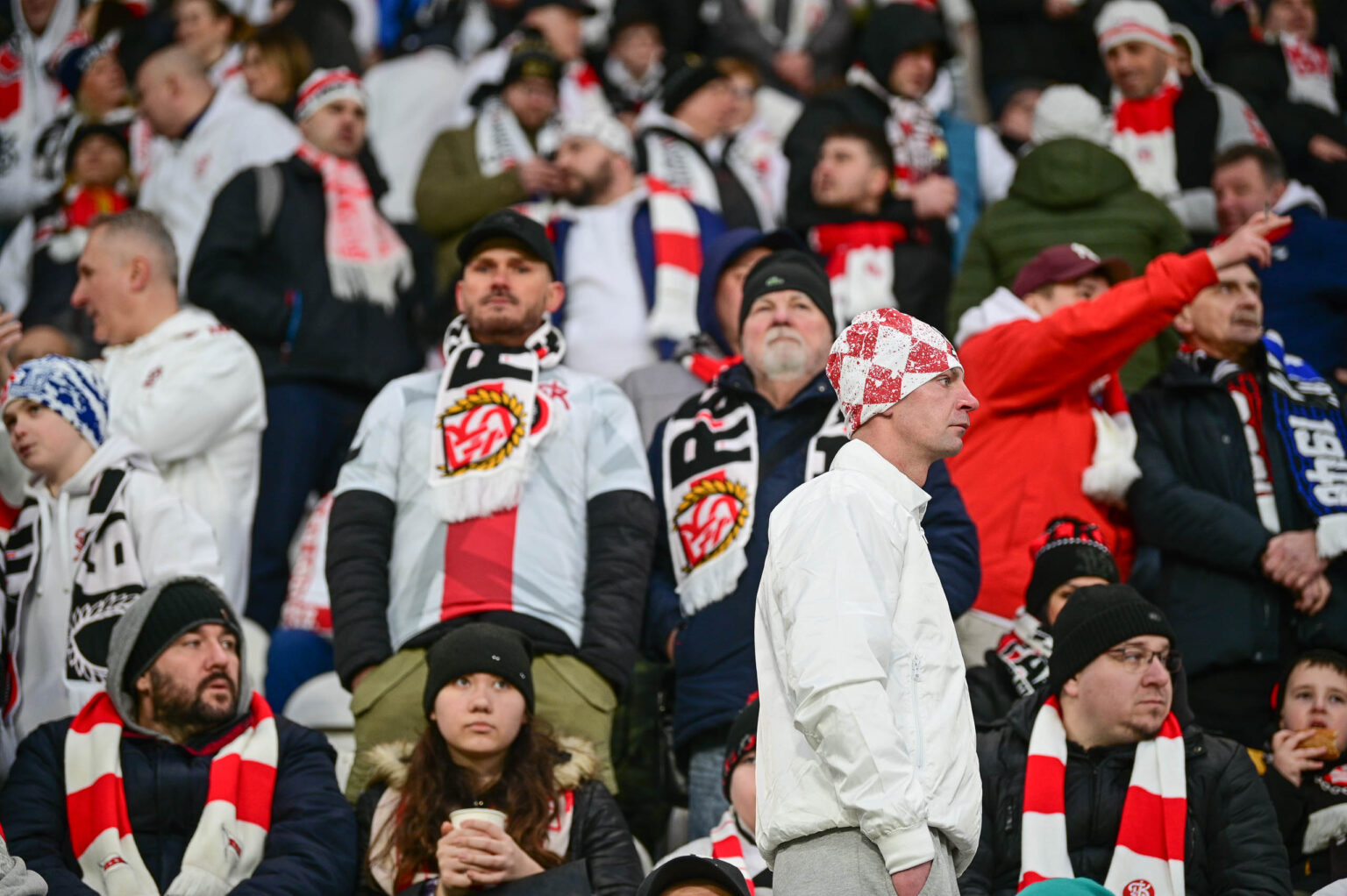 70. derby Łodzi: doping kibiców ŁKS