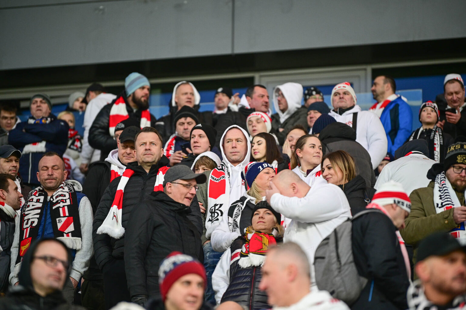 70. derby Łodzi: doping kibiców ŁKS