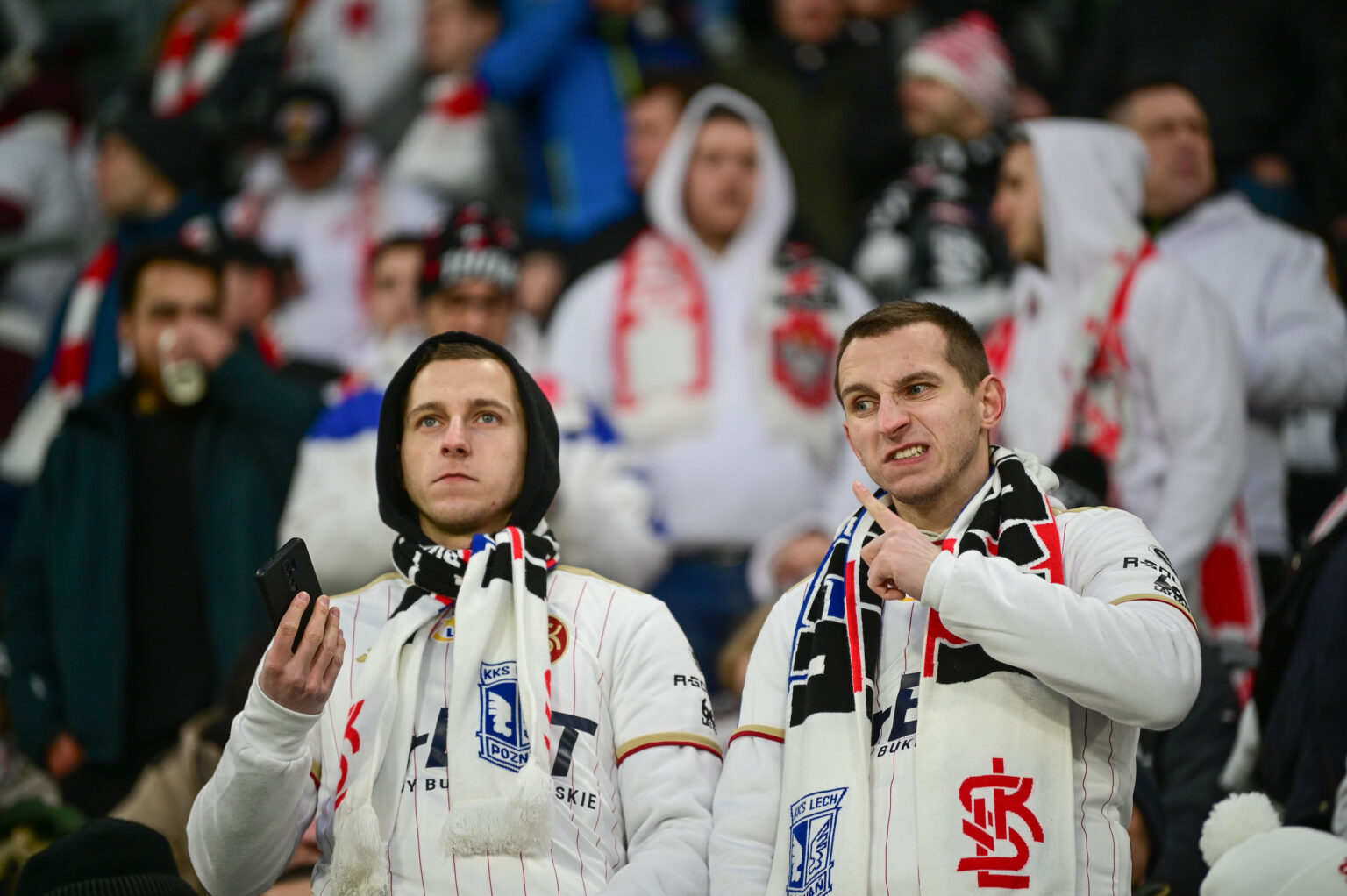 70. derby Łodzi: doping kibiców ŁKS