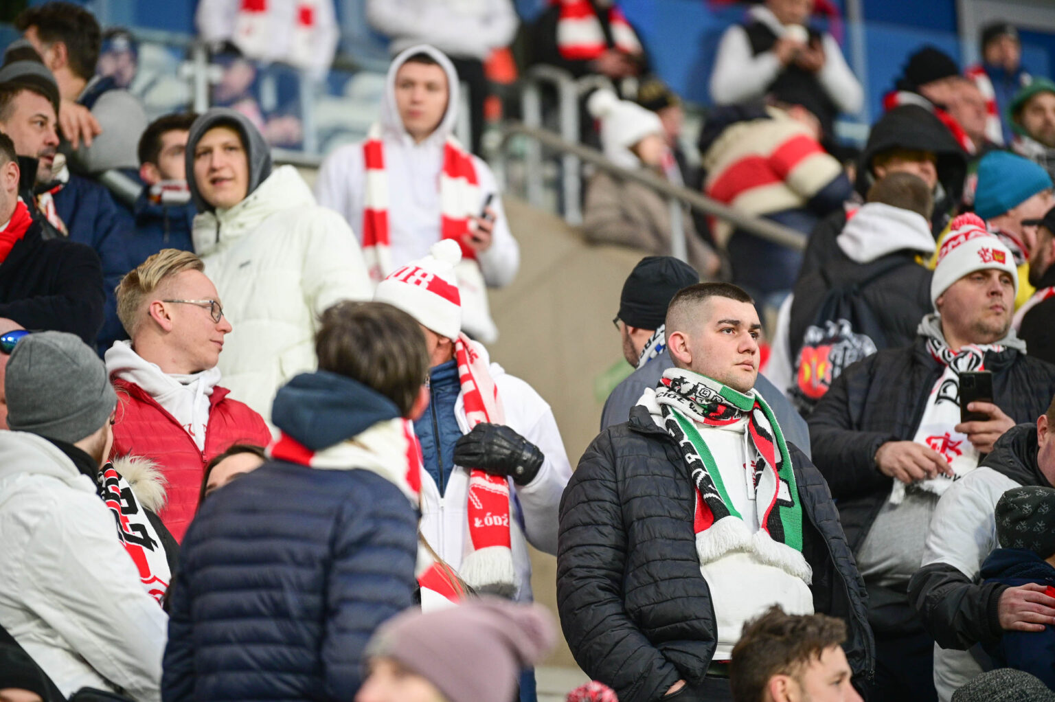 70. derby Łodzi: doping kibiców ŁKS