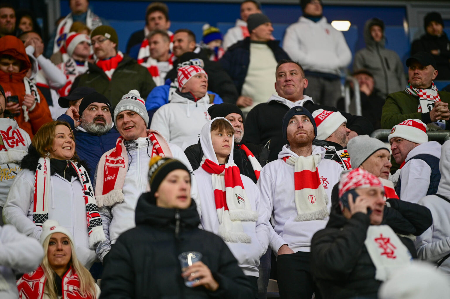 70. derby Łodzi: doping kibiców ŁKS