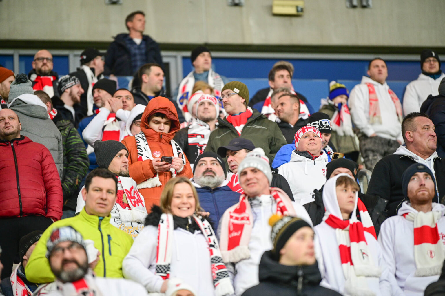 70. derby Łodzi: doping kibiców ŁKS