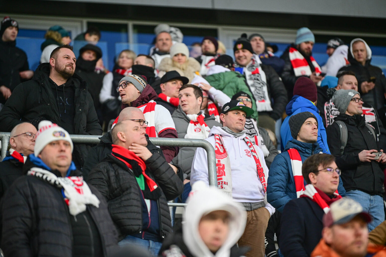 70. derby Łodzi: doping kibiców ŁKS