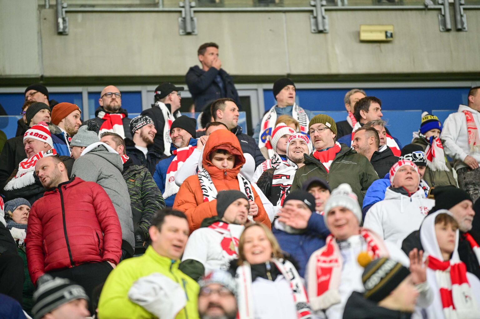 70. derby Łodzi: doping kibiców ŁKS