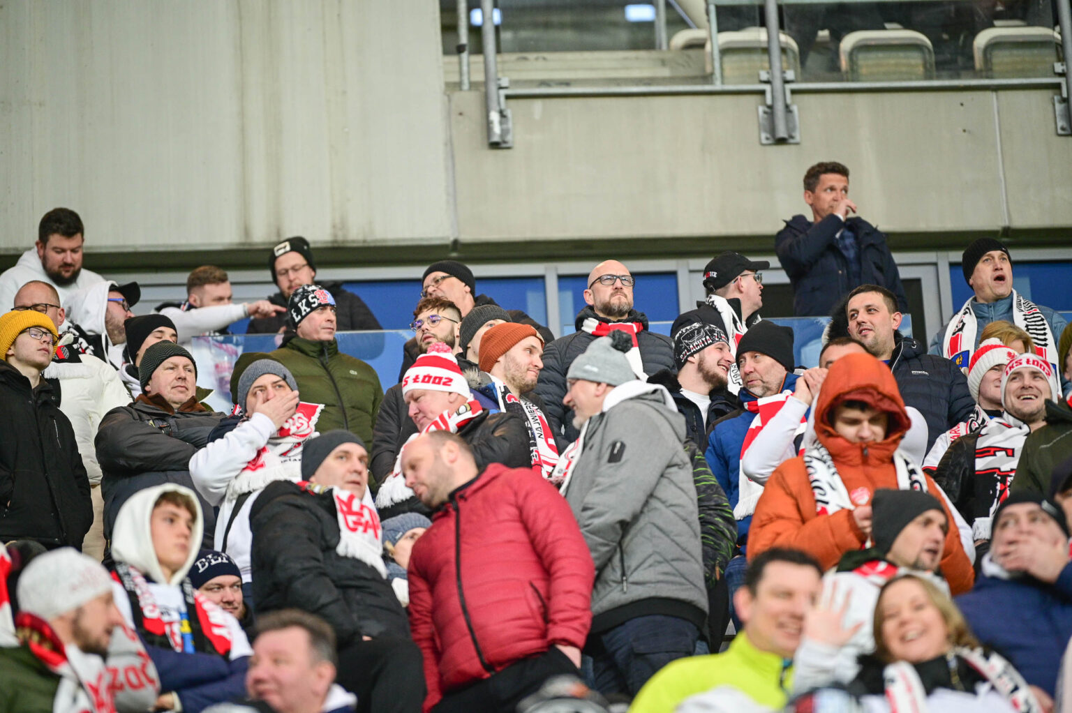 70. derby Łodzi: doping kibiców ŁKS