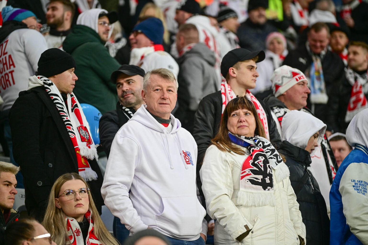 70. derby Łodzi: doping kibiców ŁKS