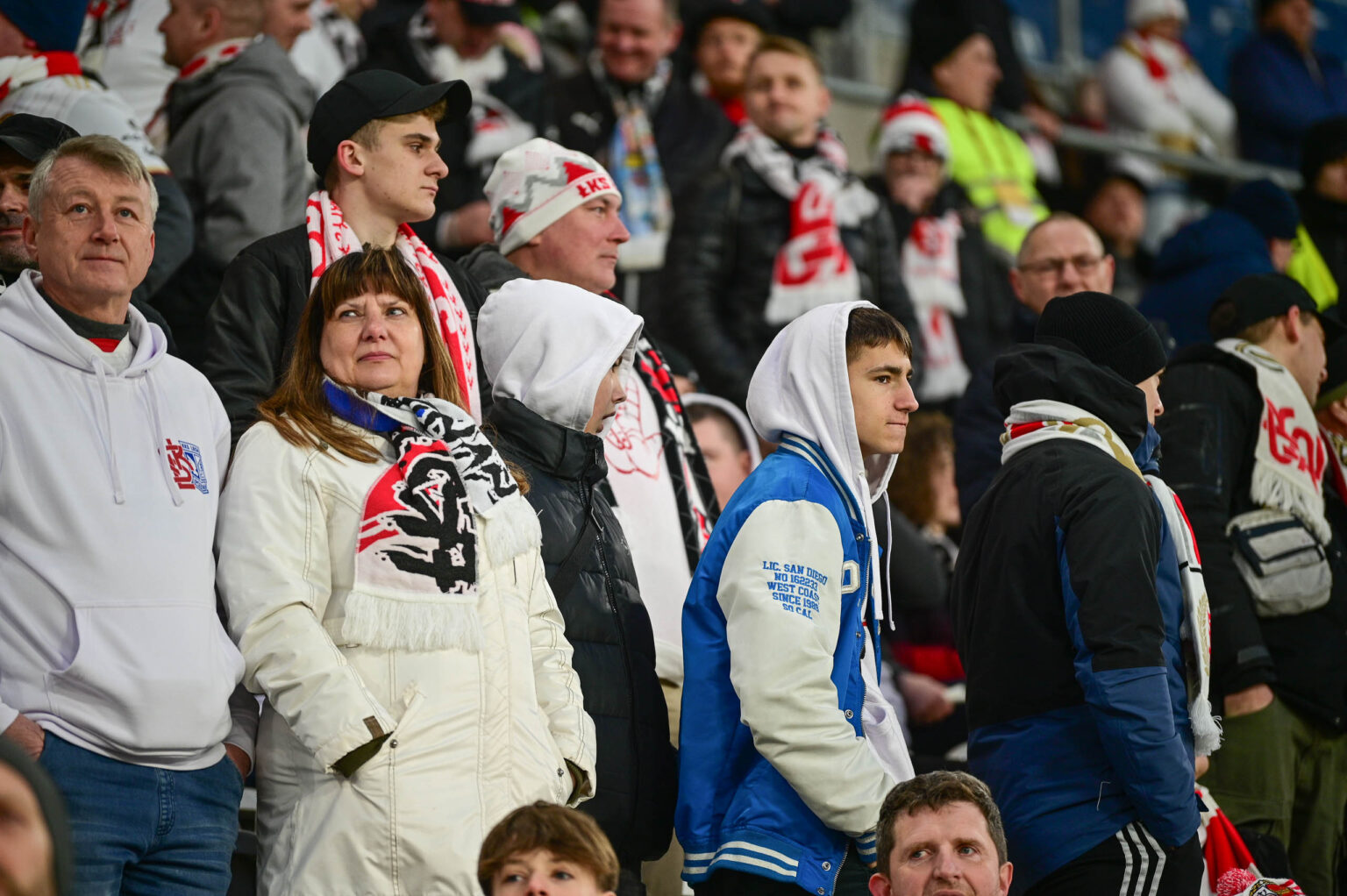 70. derby Łodzi: doping kibiców ŁKS