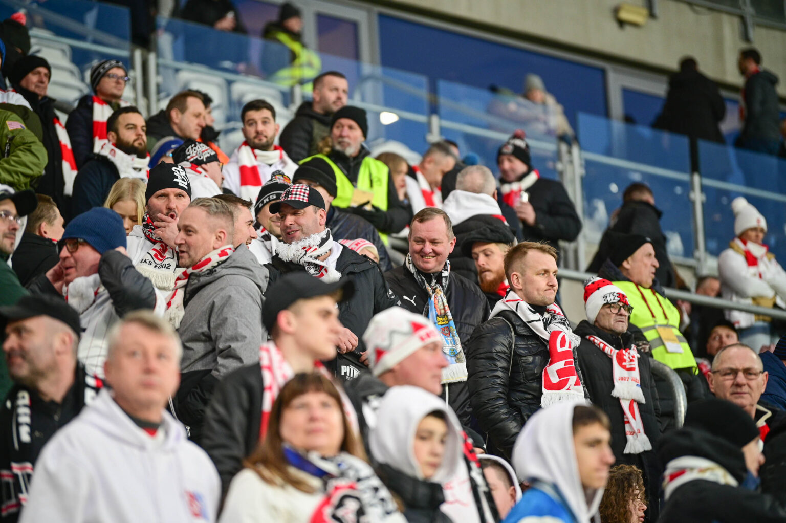 70. derby Łodzi: doping kibiców ŁKS