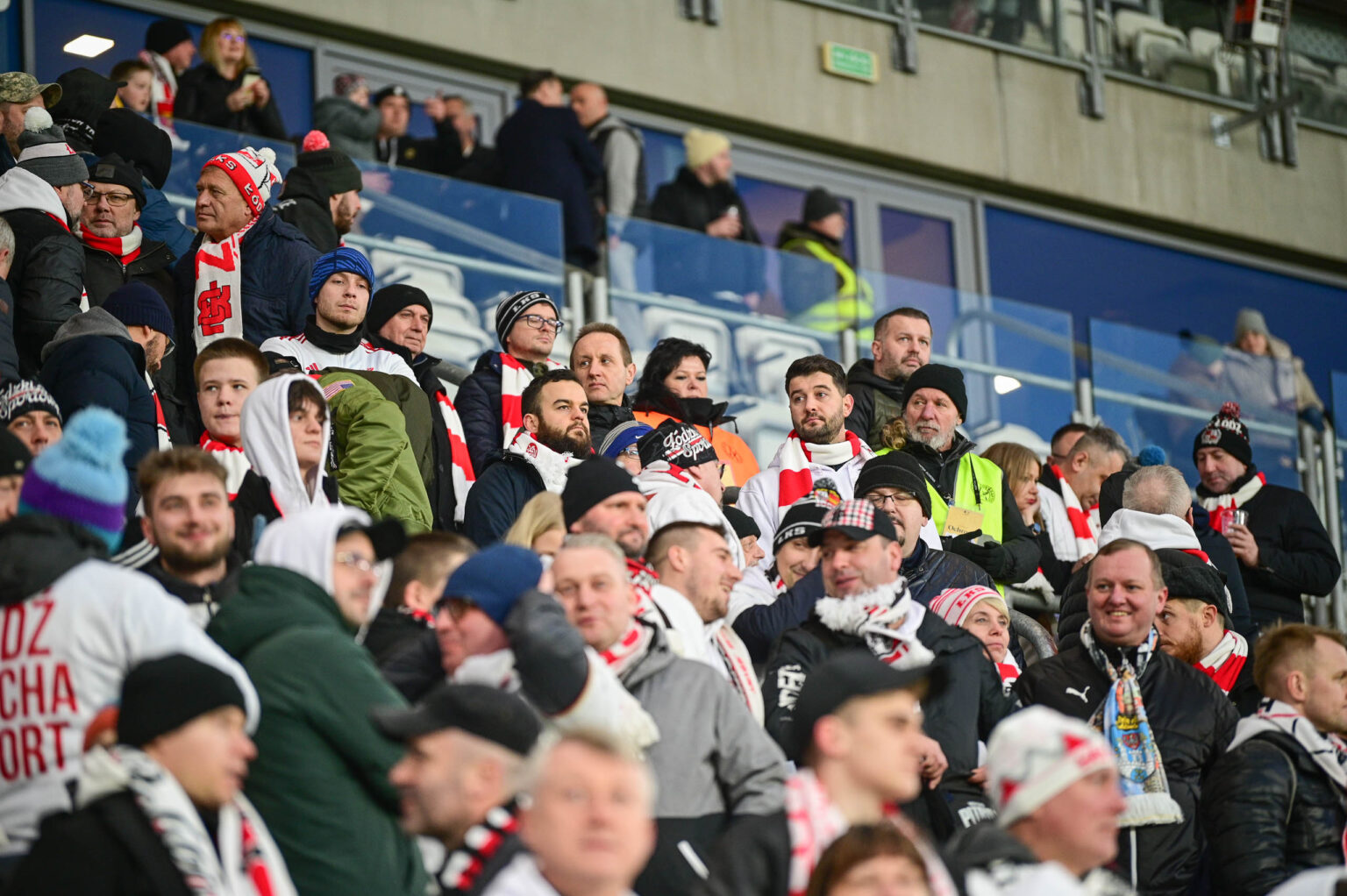70. derby Łodzi: doping kibiców ŁKS