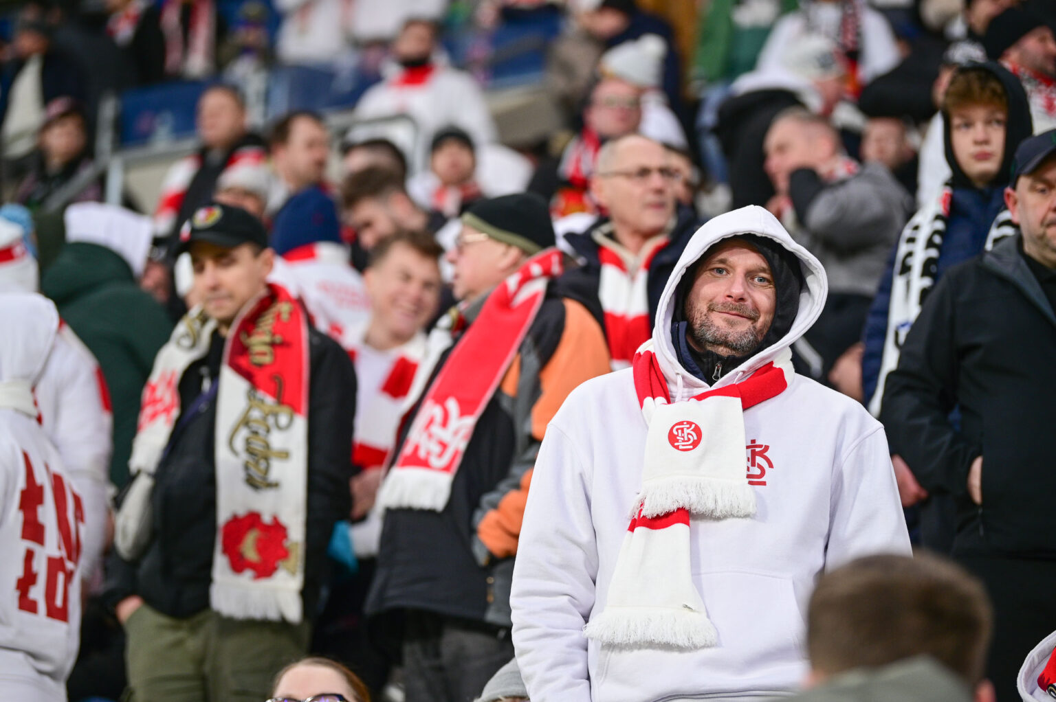 70. derby Łodzi: doping kibiców ŁKS
