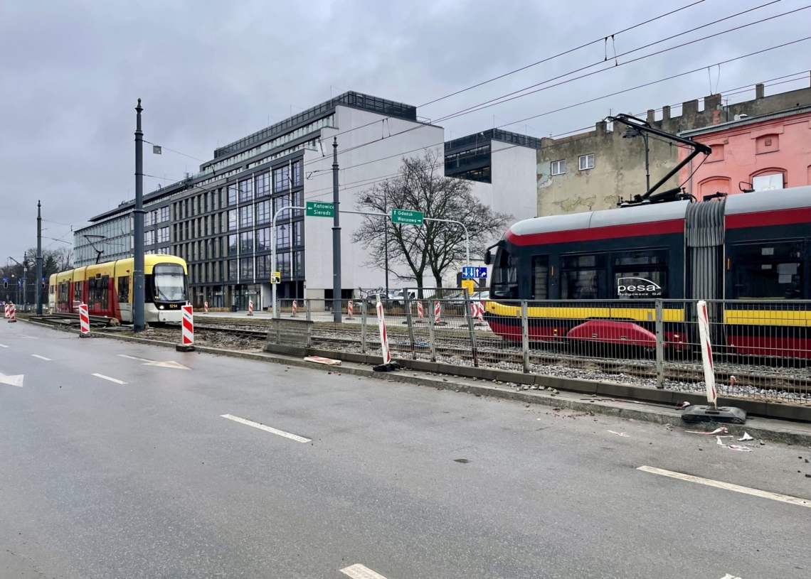 Tramwaje powróciły na Zachodnią i Kościuszki