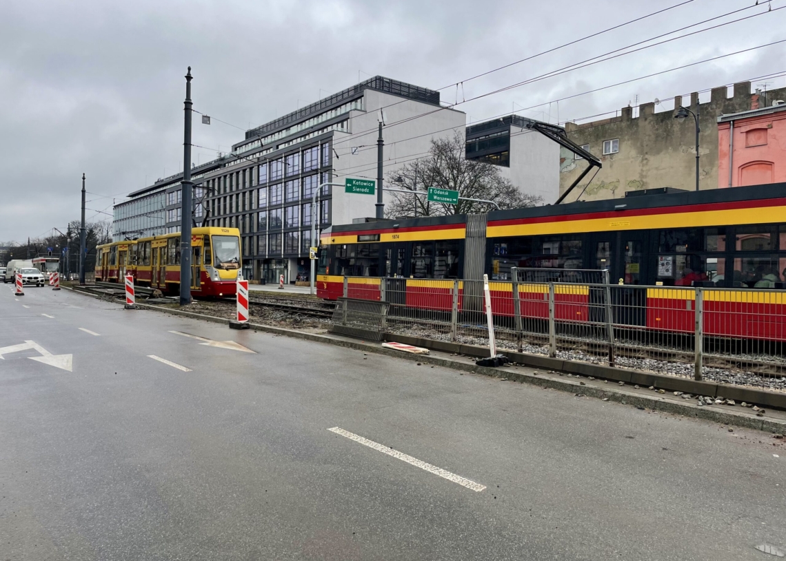 Tramwaje powróciły na Zachodnią i Kościuszki