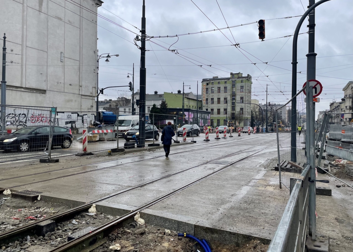 Tramwaje powróciły na Zachodnią i Kościuszki