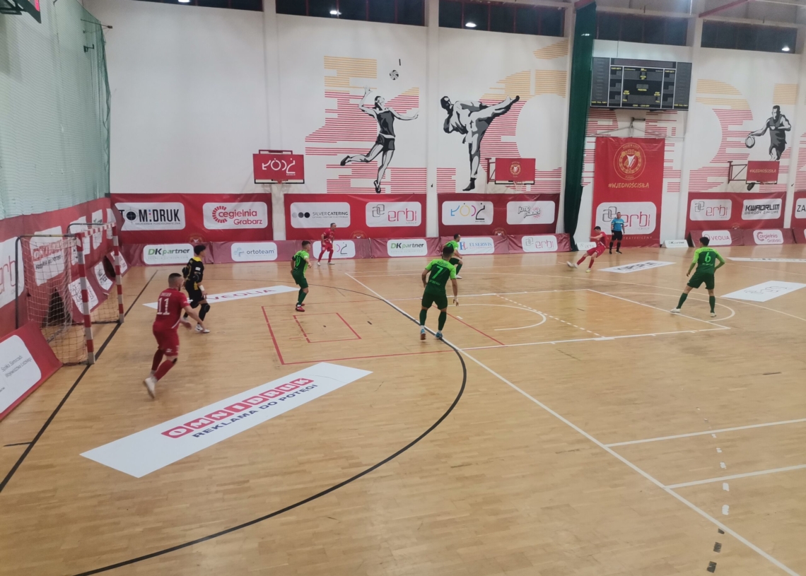 Futsaliści Widzewa przegrali z Rekordem. Zostawili jednak dobre wrażenie