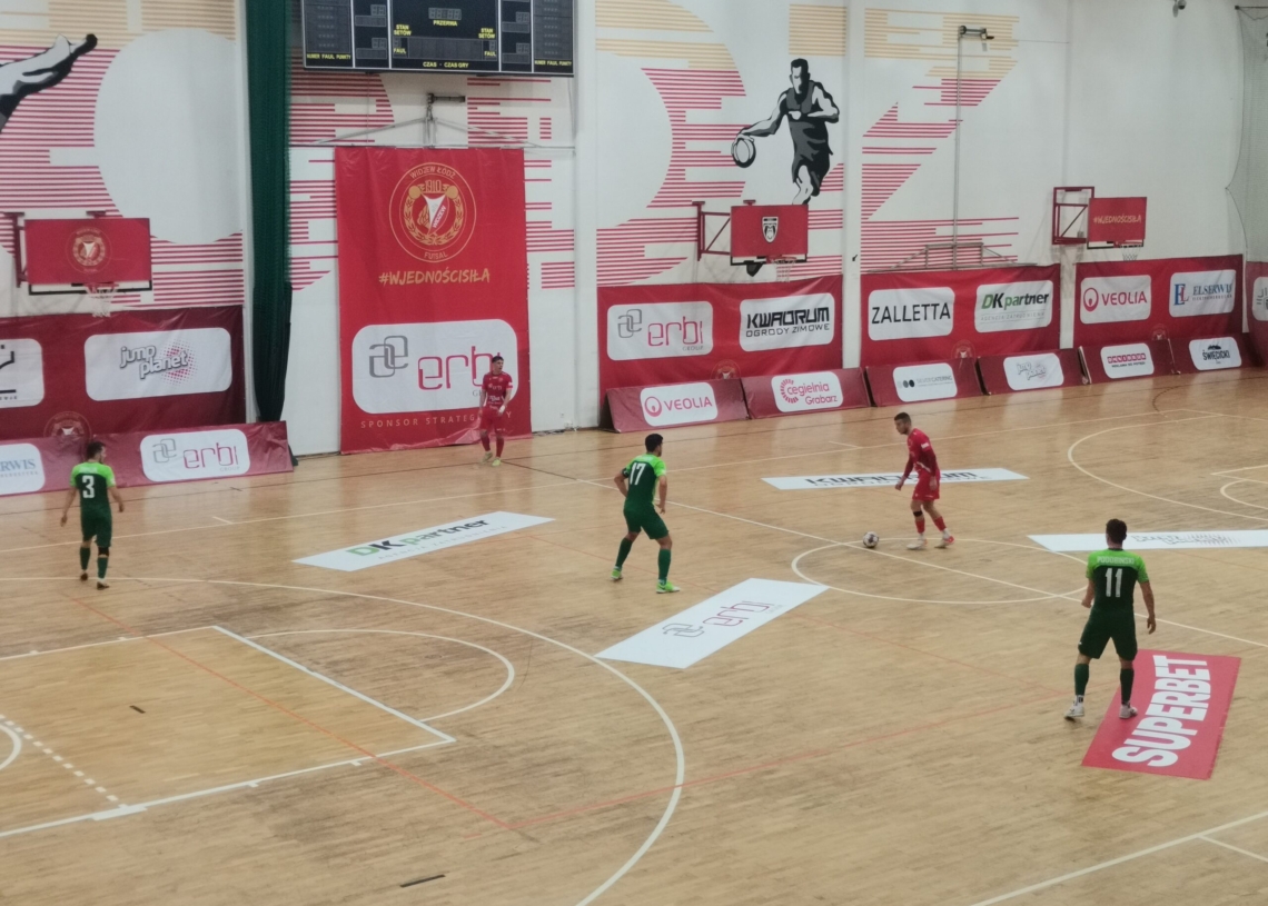 FOGO Futsal Ekstraklasa. Widzew Łódź wygrał 4:1 z Sośnicą Gliwice