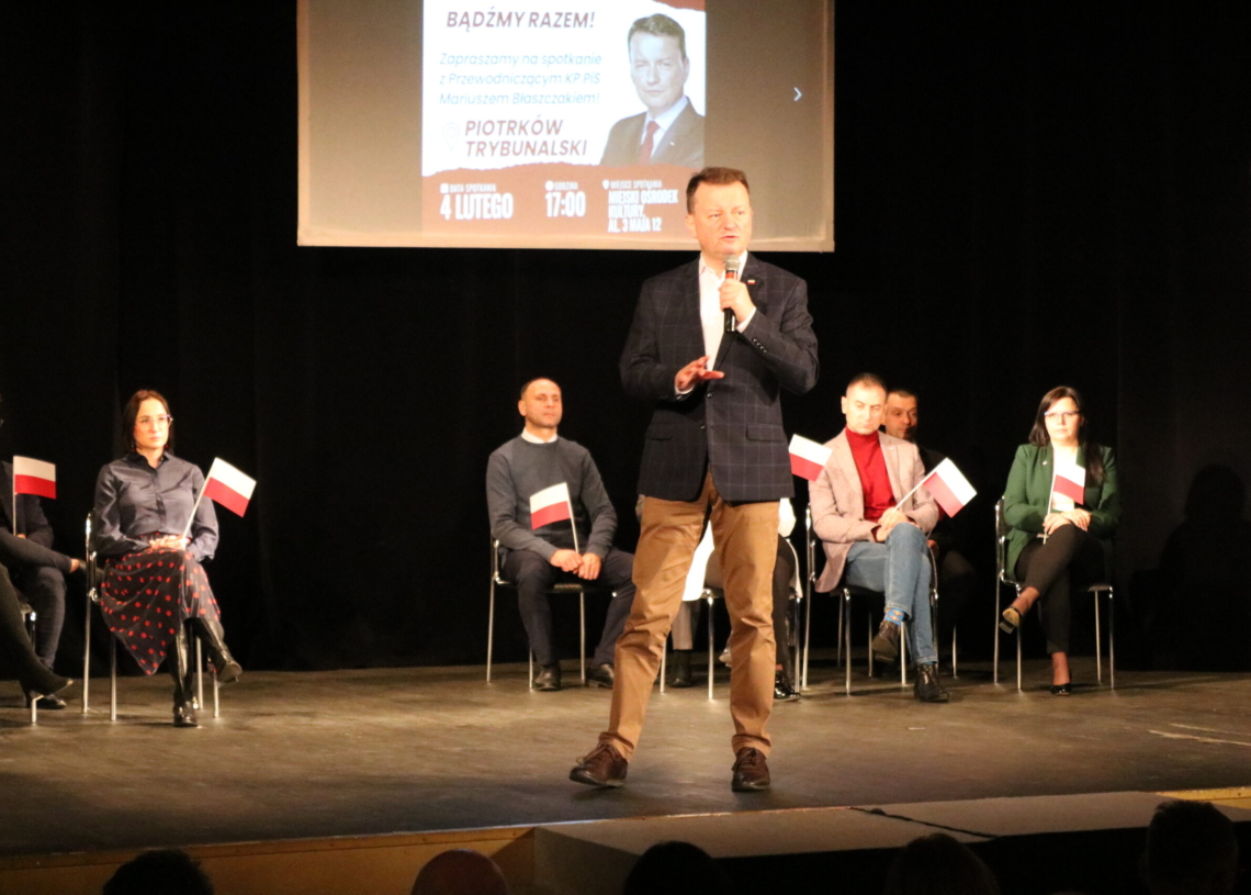 Mariusz Błaszczak z wizytą w Piotrkowie Trybunalskim