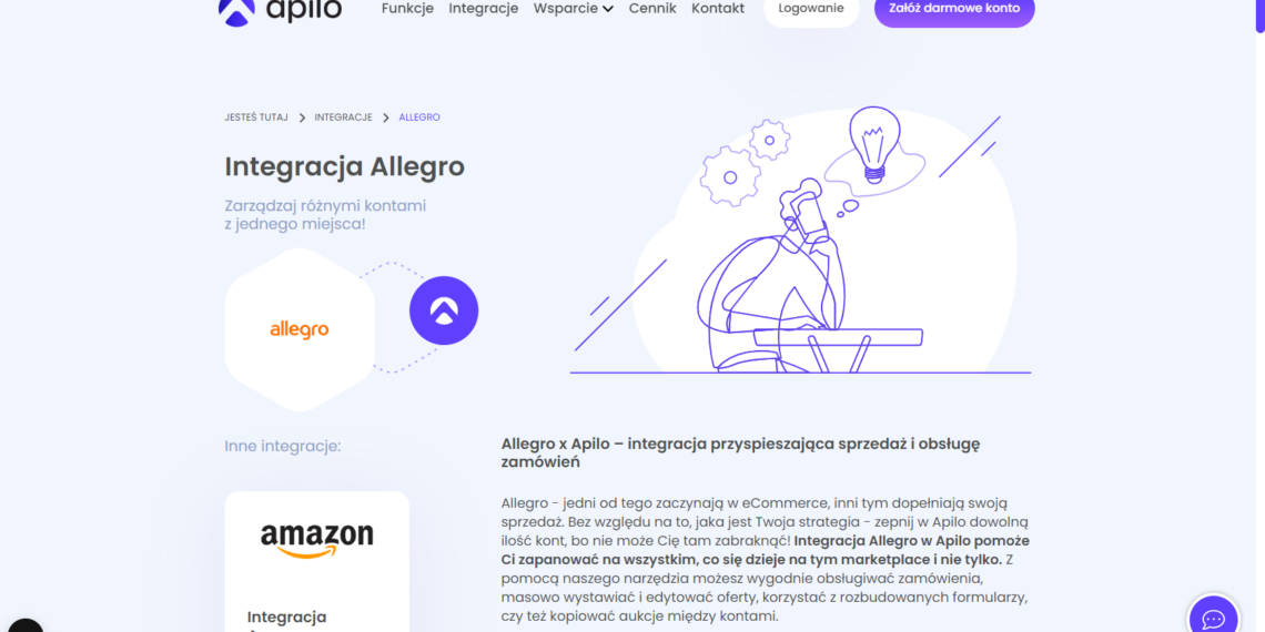 Integracja z Allegro - klucz do sukcesu Twojego e-biznesu od Apilo 1 Integracja z Allegro – klucz do sukcesu Twojego e-biznesu od Apilo