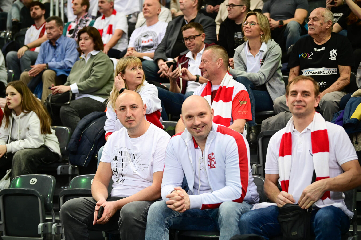 Kibice LKS Commercecon Lodz – Allianz Vero Volley Mediolan