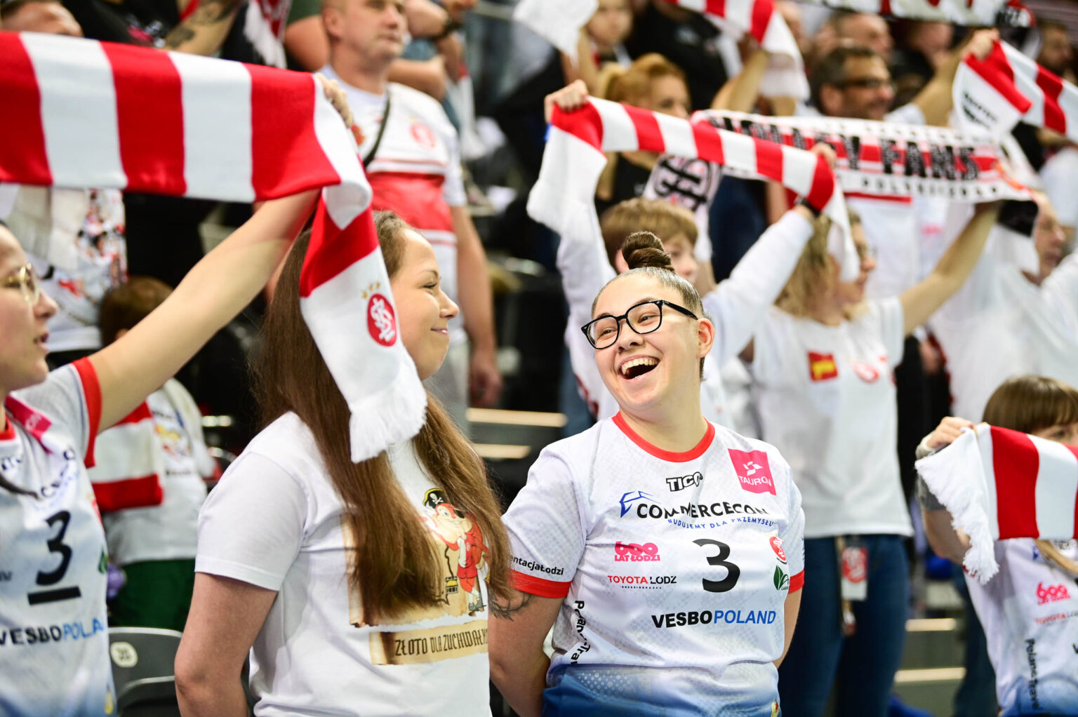 Kibice LKS Commercecon Lodz – Allianz Vero Volley Mediolan 100