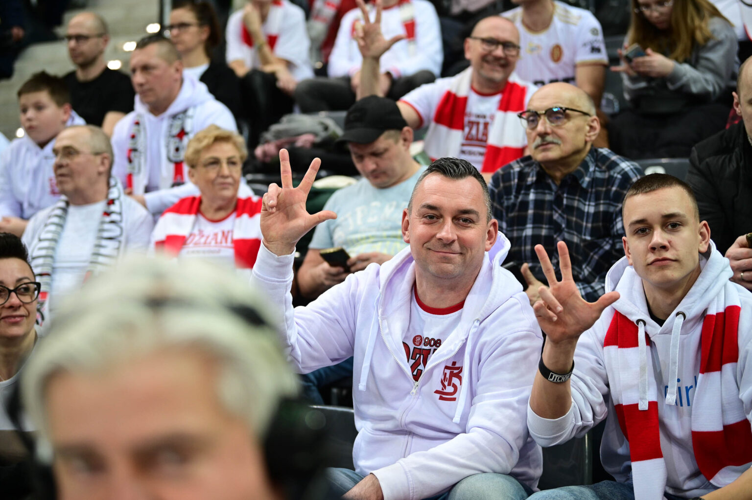 Kibice LKS Commercecon Lodz – Allianz Vero Volley Mediolan 11