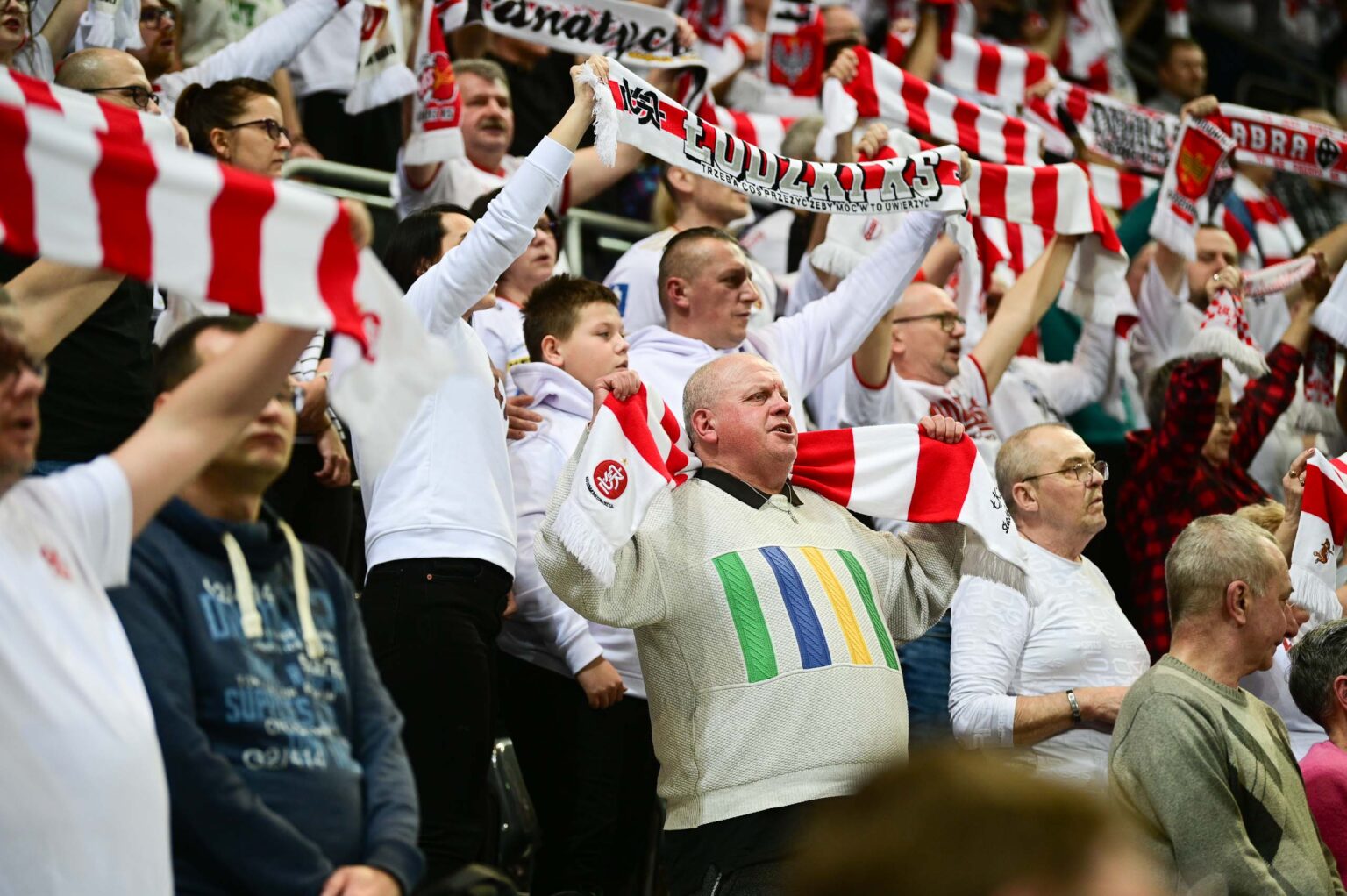 Kibice LKS Commercecon Lodz – Allianz Vero Volley Mediolan 125