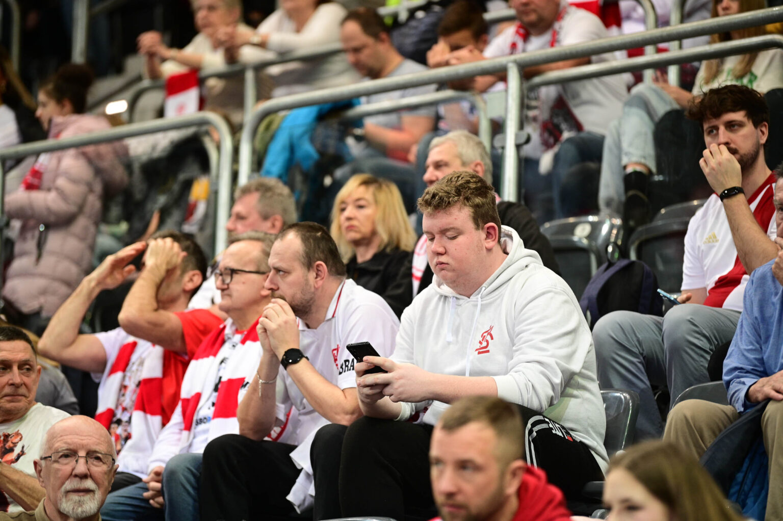Kibice LKS Commercecon Lodz – Allianz Vero Volley Mediolan 2