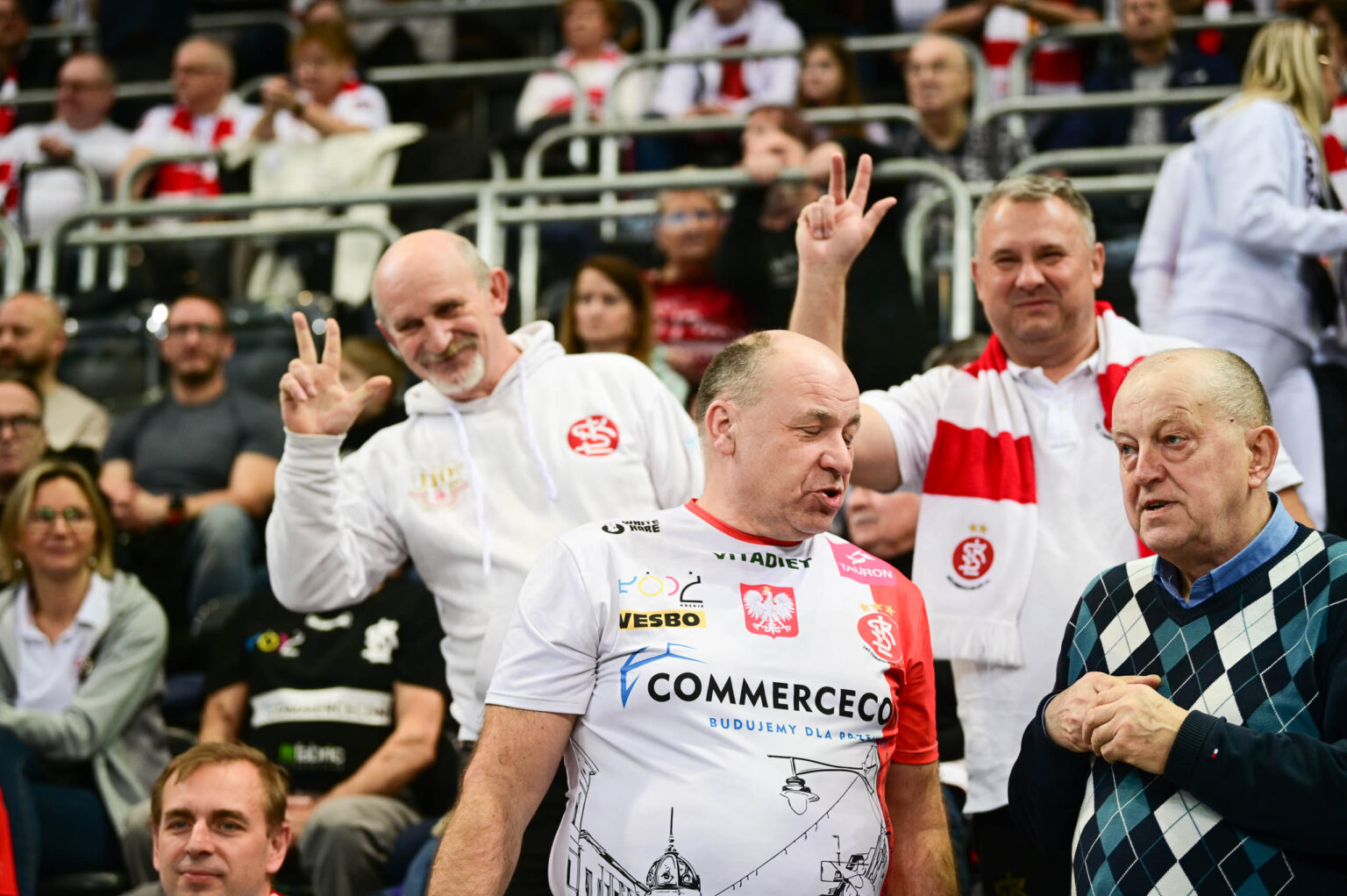 Kibice LKS Commercecon Lodz – Allianz Vero Volley Mediolan 6