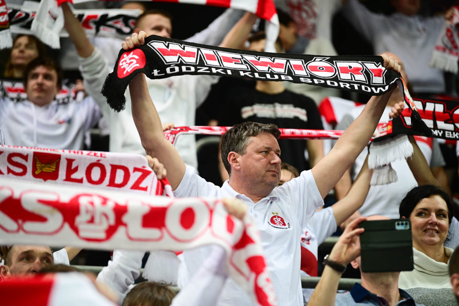 Kibice LKS Commercecon Lodz – Allianz Vero Volley Mediolan 83