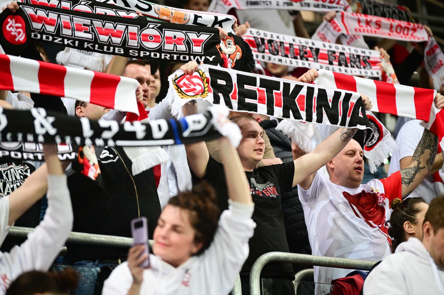 Kibice LKS Commercecon Lodz – Allianz Vero Volley Mediolan 87