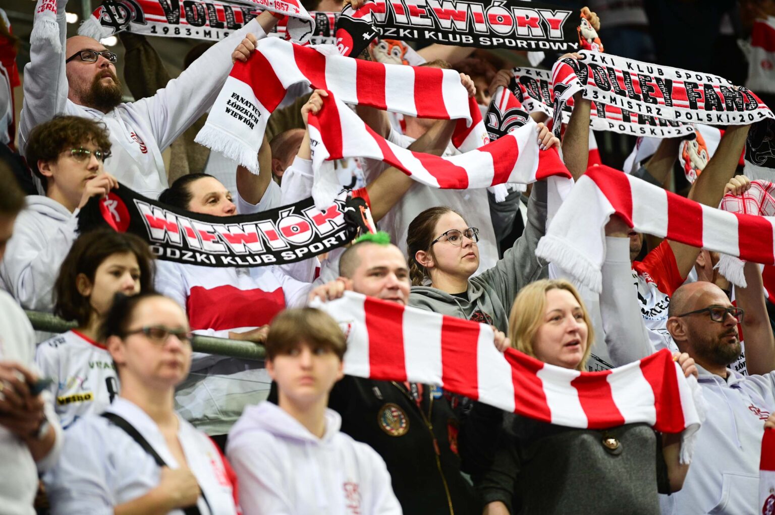 Kibice LKS Commercecon Lodz – Allianz Vero Volley Mediolan 91