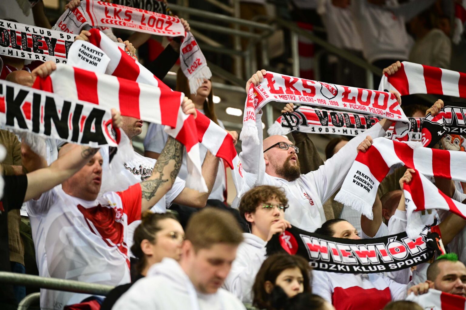 Kibice LKS Commercecon Lodz – Allianz Vero Volley Mediolan 92