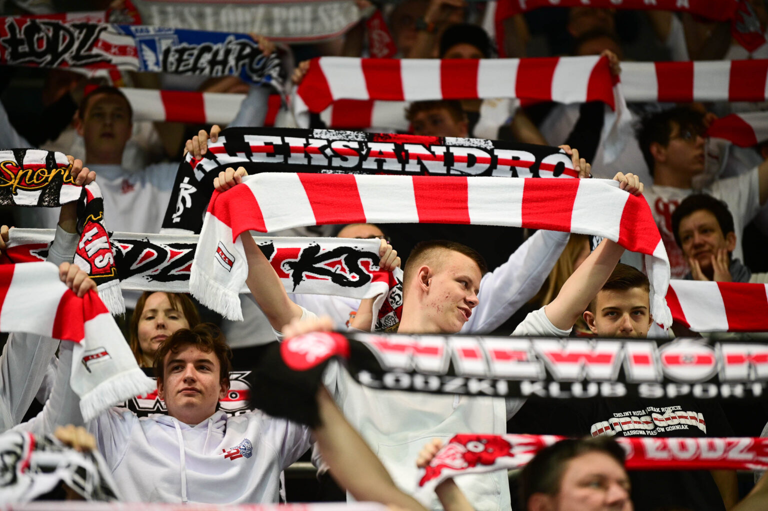 Kibice LKS Commercecon Lodz – Allianz Vero Volley Mediolan 94