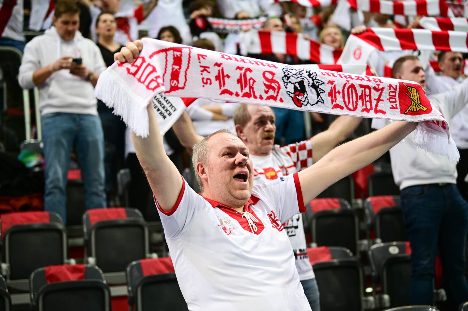 Kibice LKS Commercecon Lodz – Allianz Vero Volley Mediolan 98
