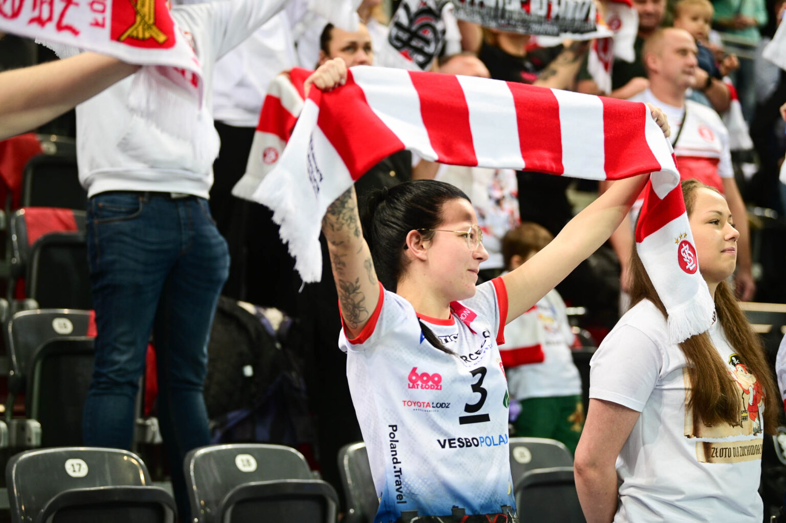 Kibice LKS Commercecon Lodz – Allianz Vero Volley Mediolan 99