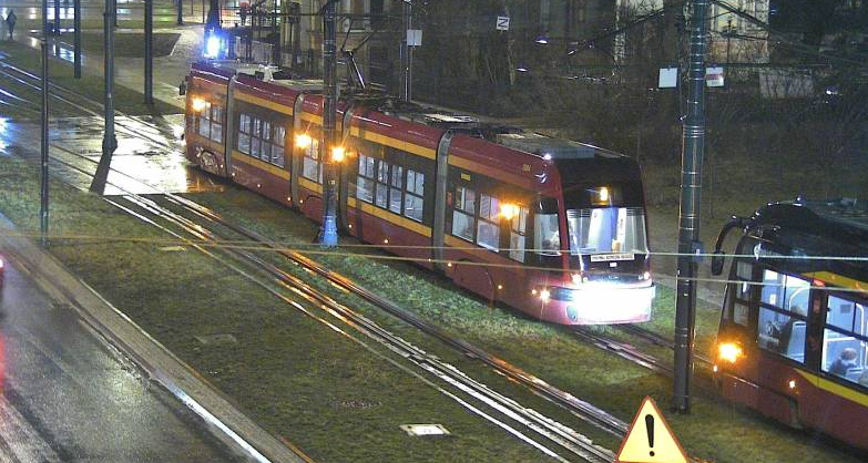 Zatrzymanie ruchu tramwajowego na Kilińskiego