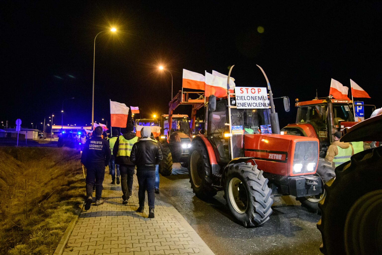 Nocna blokada Wezla Wartkowice 10