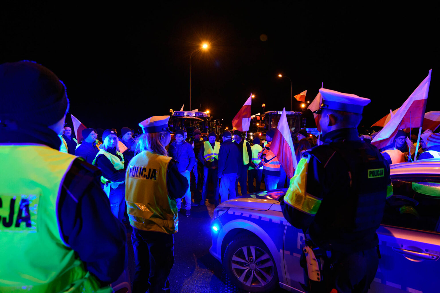Nocna blokada Wezla Wartkowice 13
