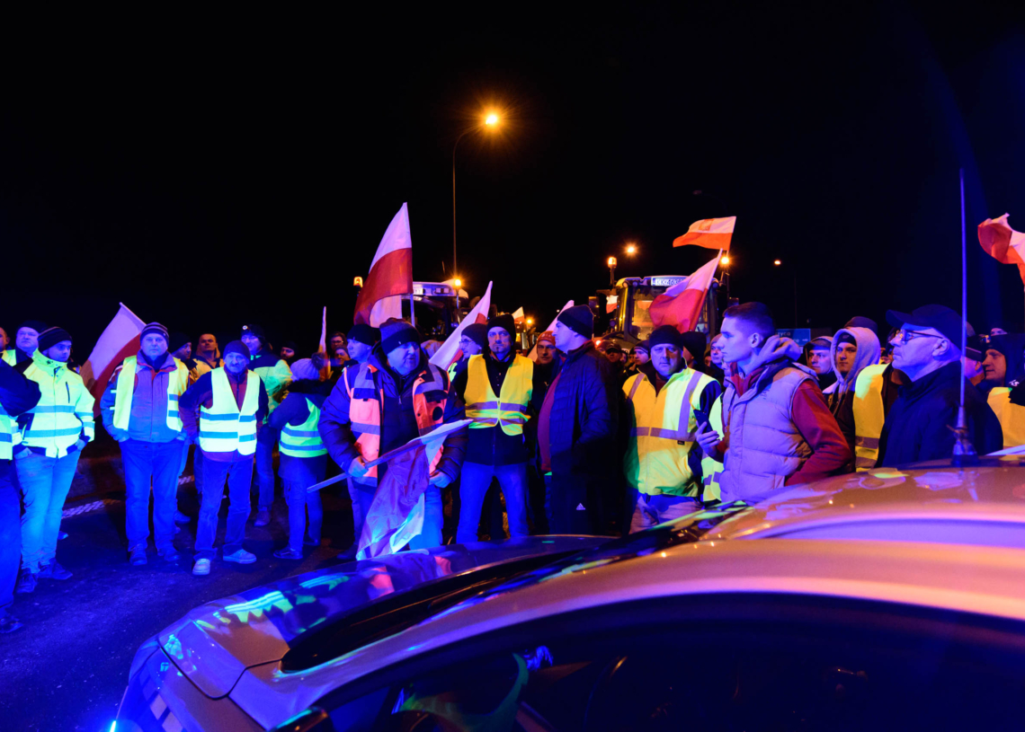 Nocna blokada Wezla Wartkowice 16