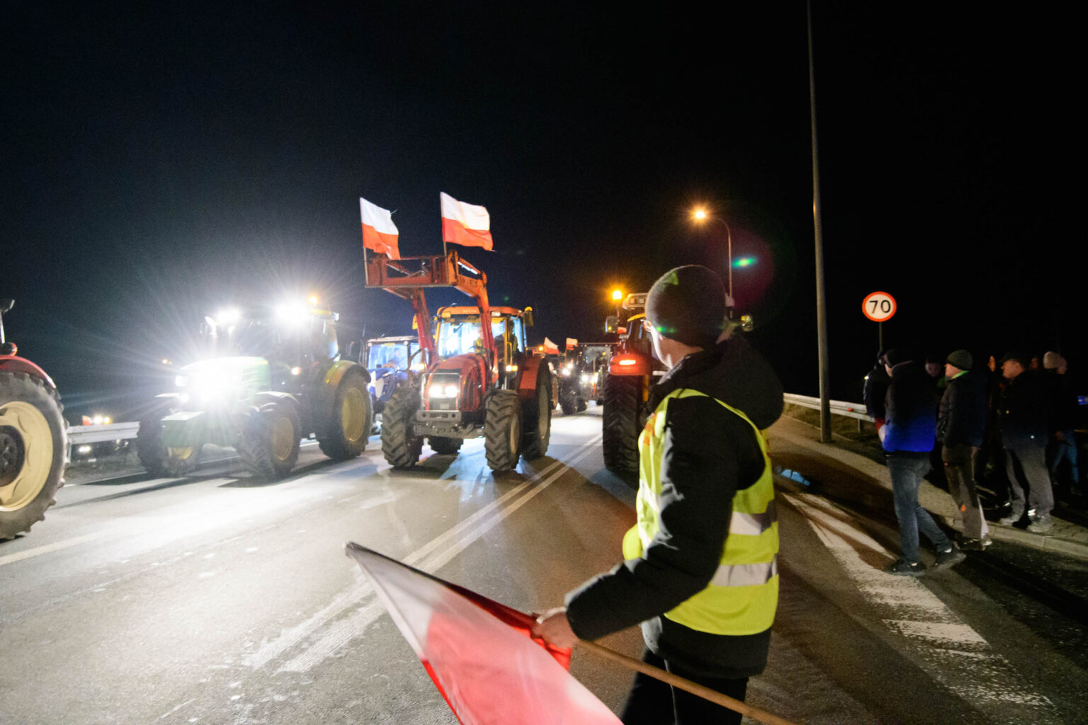 Nocna blokada Wezla Wartkowice 3
