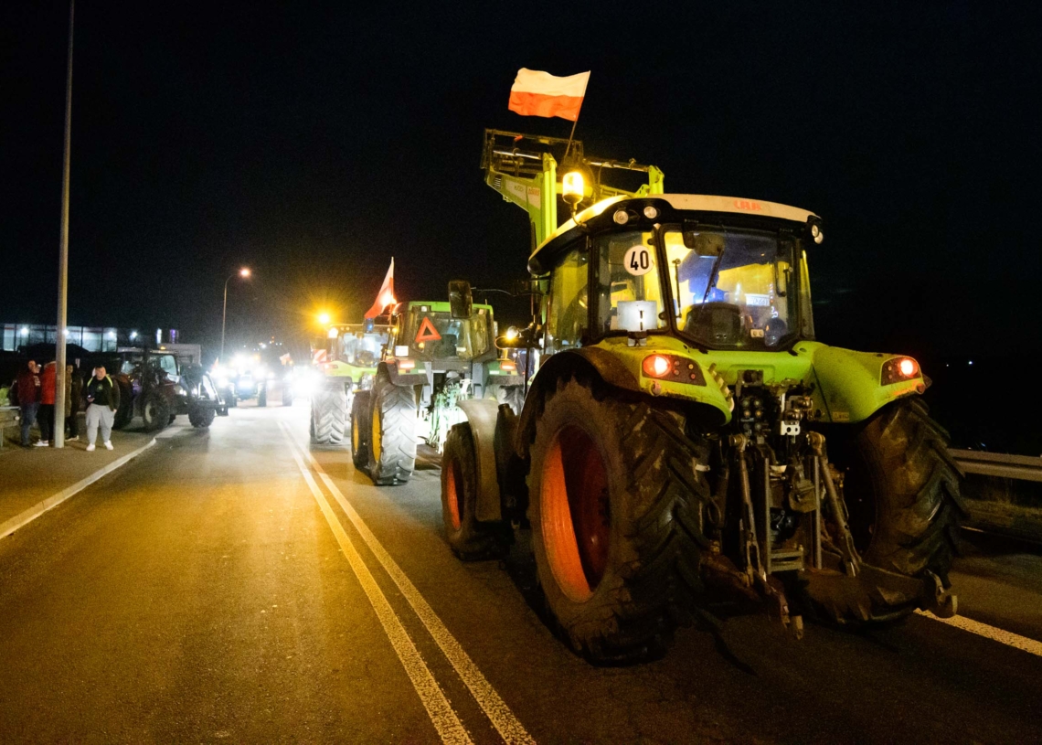 22 kwietnia kolejny protest rolników z powiatu poddębickiego na A2 1 Rolnicy ponownie zablokują węzeł Wartkowice na A2