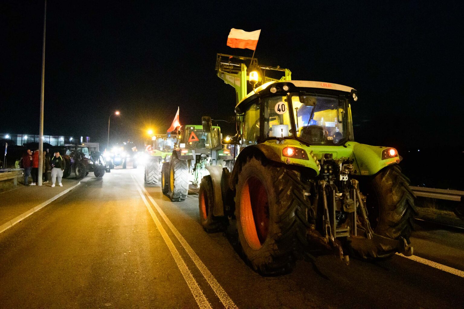 Nocna blokada Wezla Wartkowice 8