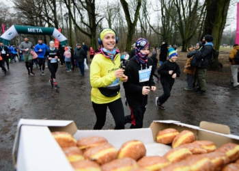 Pączek Run w Parku Poniatowskiego