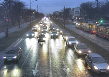 zatrzymanie ruchu tramwajowego na Piłsudskiego