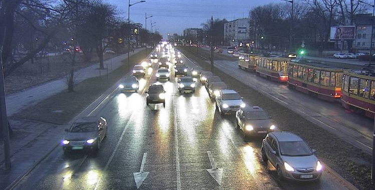 Zatrzymanie ruchu tramwajowego na Piłsudskiego przy Kilińskiego 1 zatrzymanie ruchu tramwajowego na Piłsudskiego