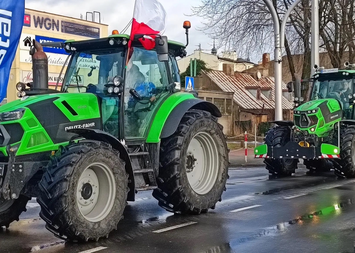 20 lutego kolejny protest rolników w Łódzkiem [MAPA UTRUDNIEŃ]