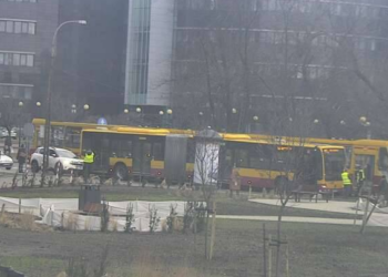 Zatrzymanie ruchu na Pomorskiej