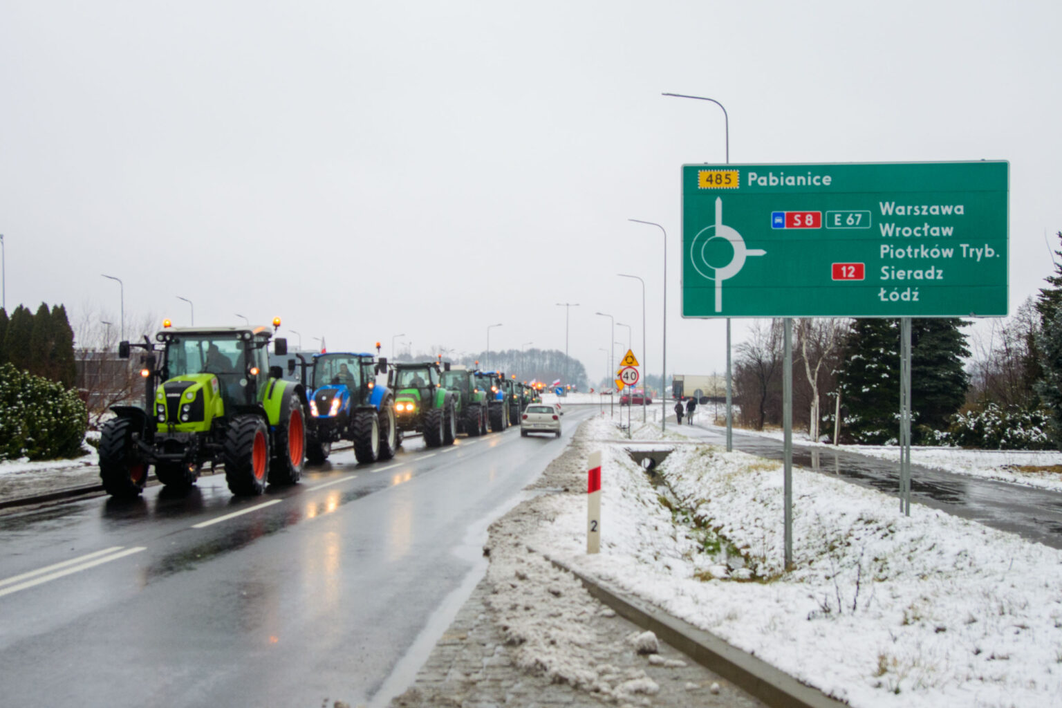 Protest rolniczy Pawlikowice 2